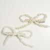 Objet213 Pearl Ribbon Hair Pin (2 Colors)