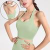 Elegant Design Backless Sportswear Pleated Back Women's Underwear  Running