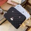Embroidered Tablet Sleeve Bag Large Capacity Computer Storage Bag Bow Tablet Protective Case  Girl