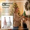 Christmas Tree Plush Doll Ornament with Dangling Legs, Cute Soft Stuffed Figure, Cozy Aesthetic Room Accents for Home Living Sofa And Party