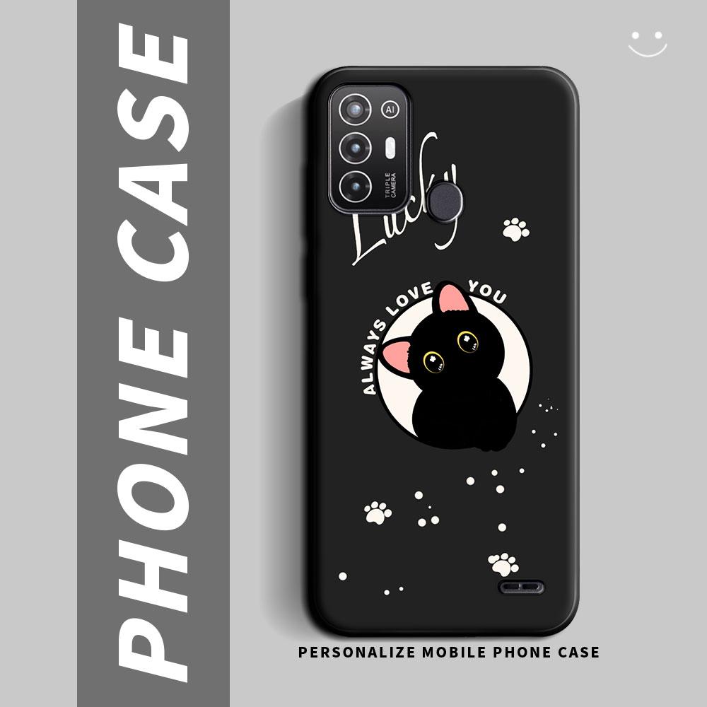 For ZTE Blade A52 / A52Lite Case Cartoon Cute Shockproof Silicone Soft Phone Case For ZTE Blade A53 Pro / A52 Lite Back Cover