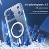 Transparent Magnetic Phone Case for Apple 17 Pro Max - Full Coverage, Drop Protection, and Wireless Charging Compatible