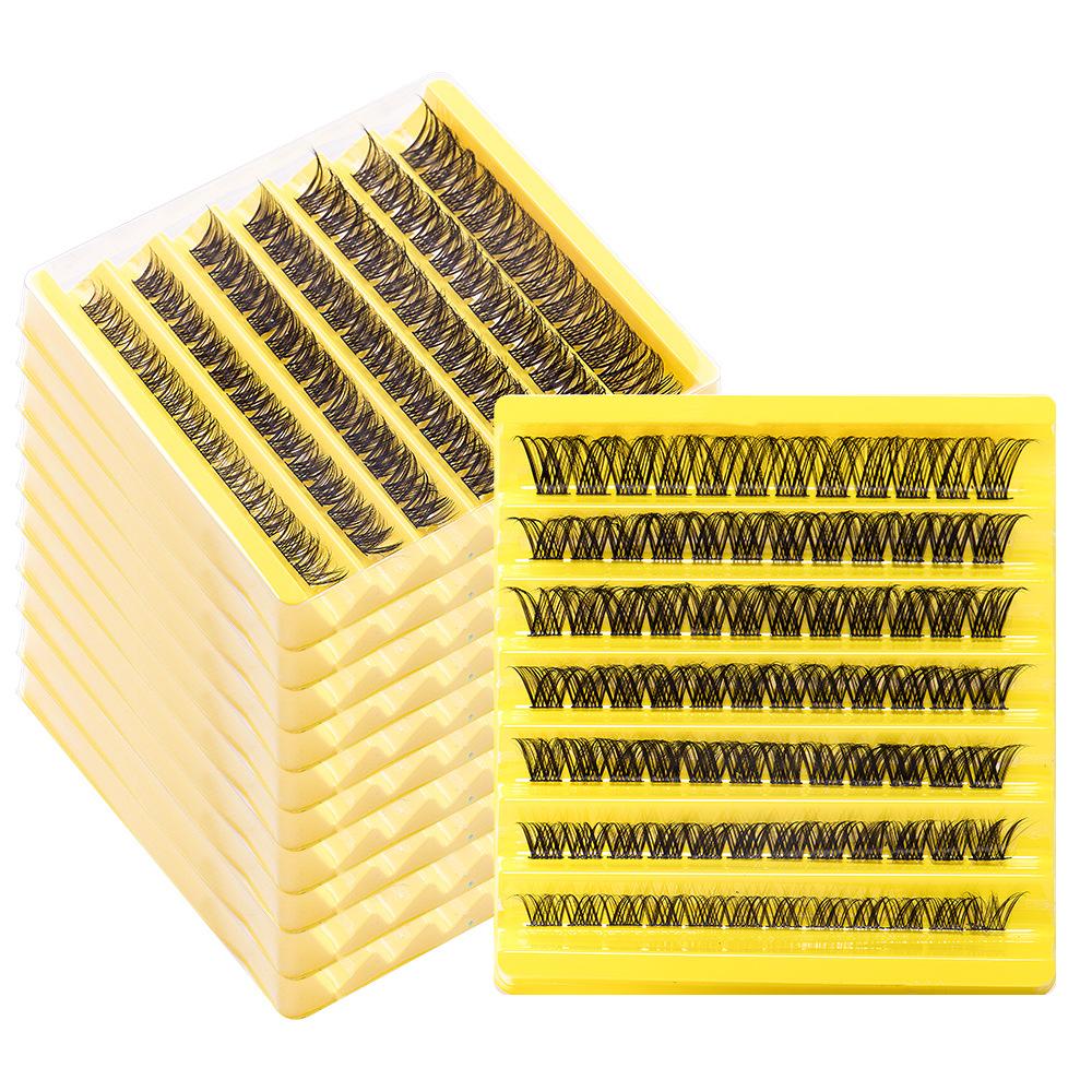 Segmented Multi-Haired False Eyelashes Single Cluster Large Capacity Daily Makeup Grafting Eyelashes