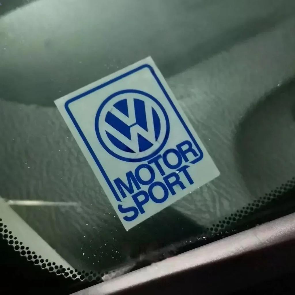 2025 Heiße JDM Statische Auto-Scheibenaufkleber Für Volkswagen Golf MK6 MK7 Passat Polo T5 Magotan Touran Scirocco Dekorative Embleme