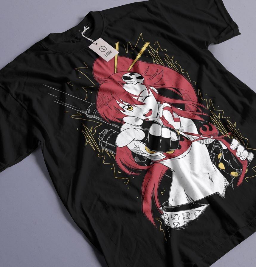 

Yoko Tengen Toppa T-shirt Gurren Lagann Kamina Anime Girl Gifts Shirt All Size 2XL