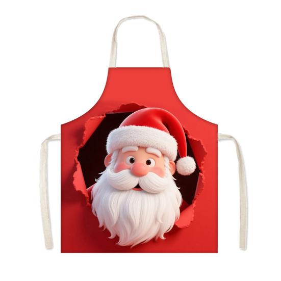 Professional Server Apron Christmas Apron, Waterproof And Oil-proof Kitchen Adjustable Strap Full Coverage Cooking Large Chef for Men Women