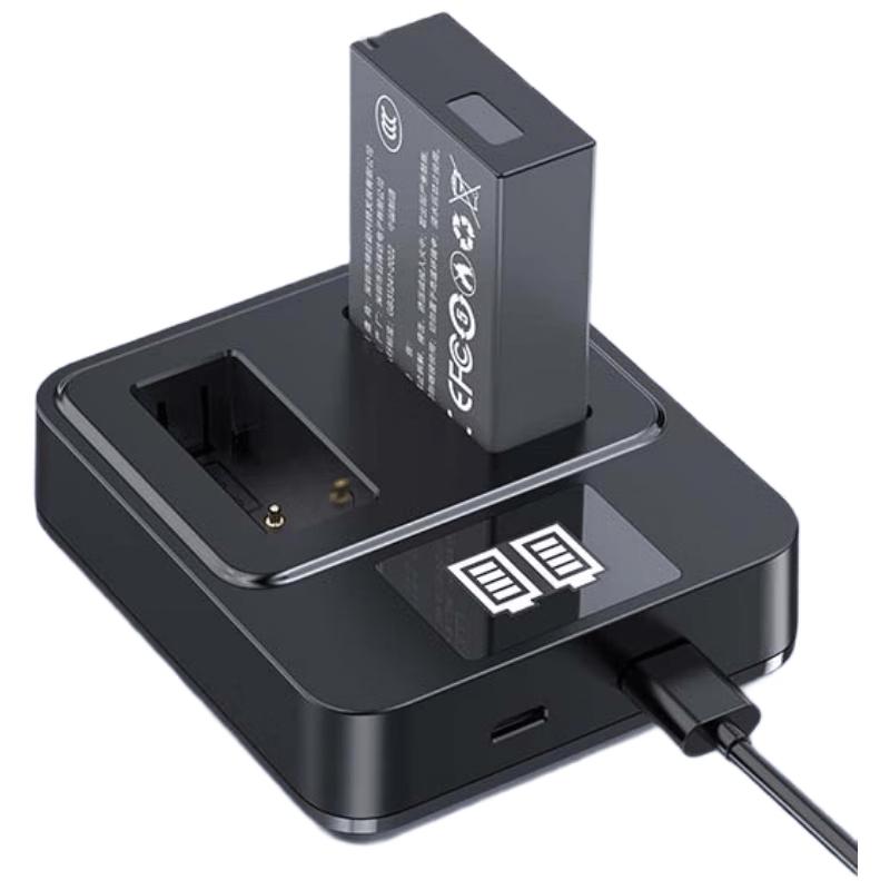 llano LP-E17 Camera Battery  Dual Charger Kit for Canon EOS CN plug (adapter included)