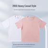 Combed Cotton Multi-color Round Neck Drop Shoulder Heavyweight Short Sleeve T-shirt - Trendy Casual Hong Kong Style