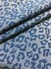 Designed Denim Thin Cloth Cotton for Denim Handmade Fabric, Fabric, Scraps, Denim, Scraps, Fabric, Crafts, Remakes, (Leopard Print, Center)