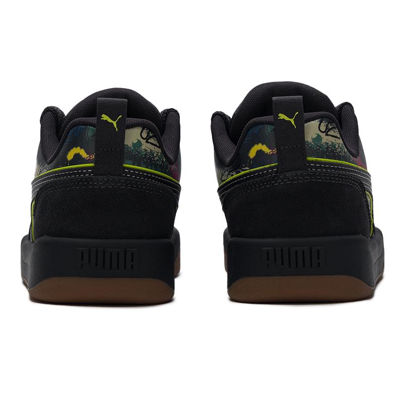 Puma Park Lifestyle Low Top Casual Skate Shoes Black Multi Unisex 406664-01