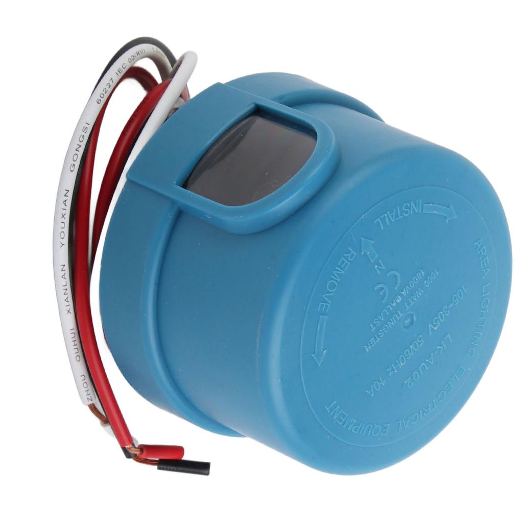 Photocell Sensor Auto Photoelectric Switch Light Controller Waterproof 105‑305V 10A