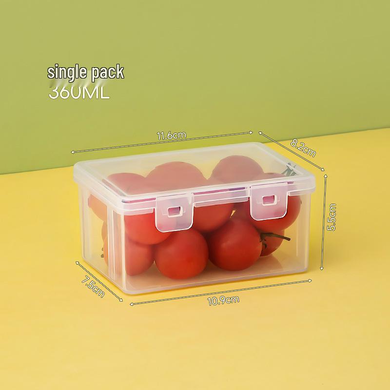

Portable Transparent Fruit Lunch Box for Kids - Perfect for School, Travel, and Camping