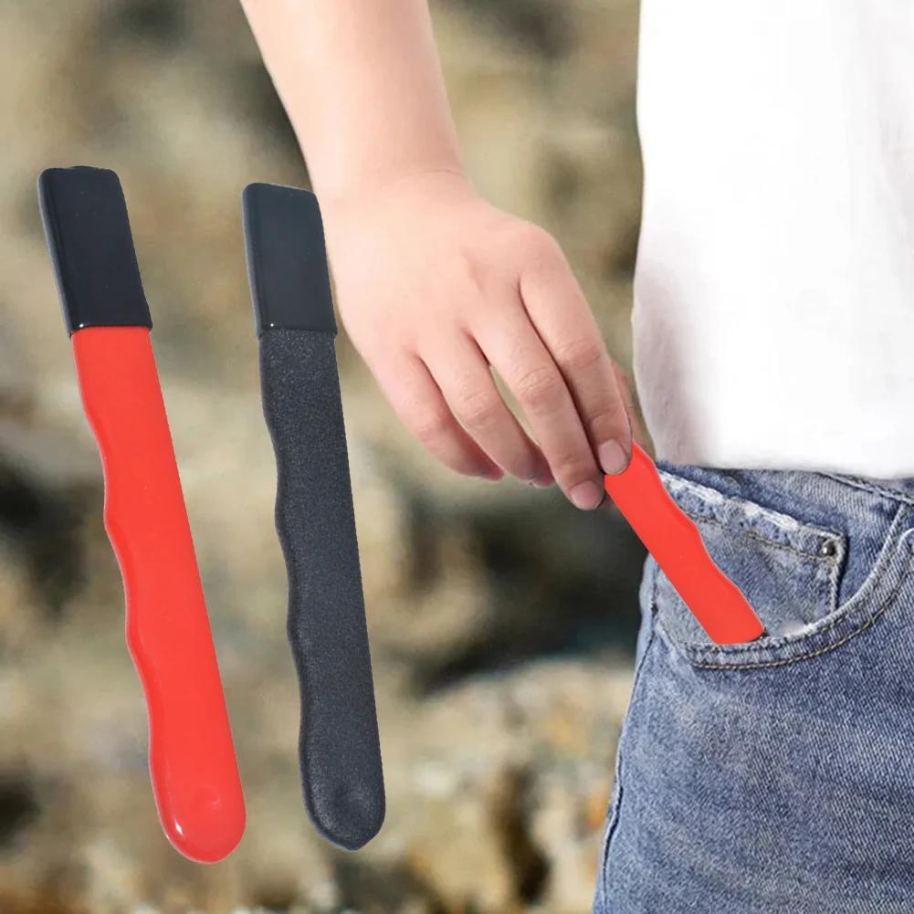 Pocket Sharpener Diamond Knife with Lid Sharpening Stone Kitchen Tool Professional Handheld Grindstone Knife Fast Sharpeners
