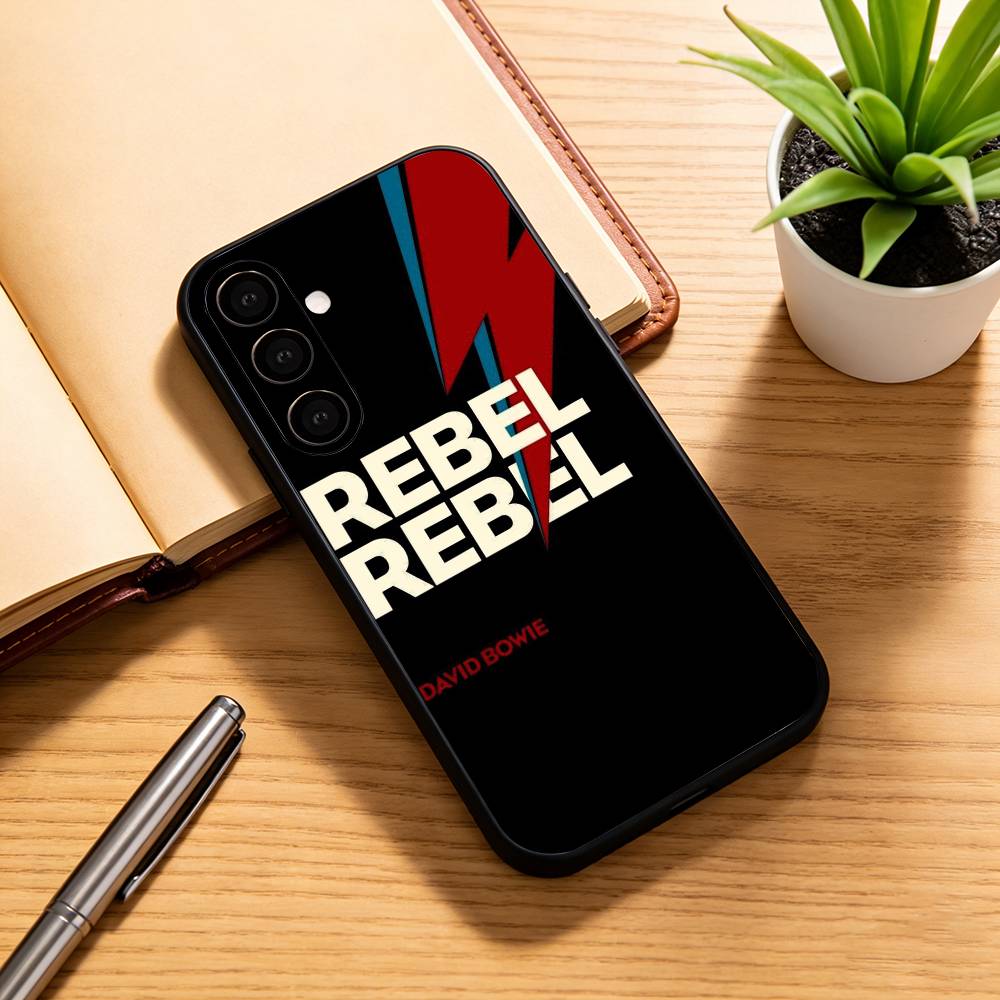 David B-Bowie Phone Case For Samsung Galaxy A73,A72,A71,A70,A53,A52,A51,Soft Silicone Black Cover