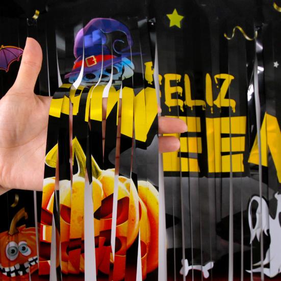 Halloween Banner Horror Party Decor Yard Sign Scary Background Cloth