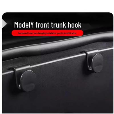 Tesla Model Y Front Trunk Hook & Clip Storage Accessory