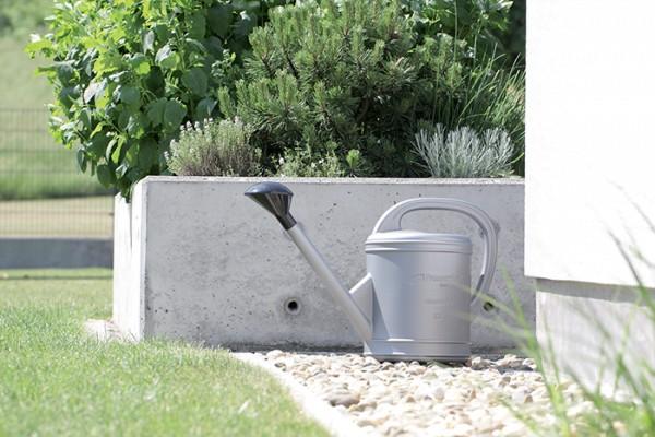 Plastic Watering Can 5L Classico - Silver - Kon 5L Plac