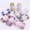 Filato di paillettes Siyue 2mm - Lana tessuta a mano per progetti fai da te (100 grammi)