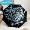 Custom Name Umbrella VfS Crest Flame Umbrella 8-Frame for Travel, Camping, Casual Lightweight Portable, Essential for Family Gifts