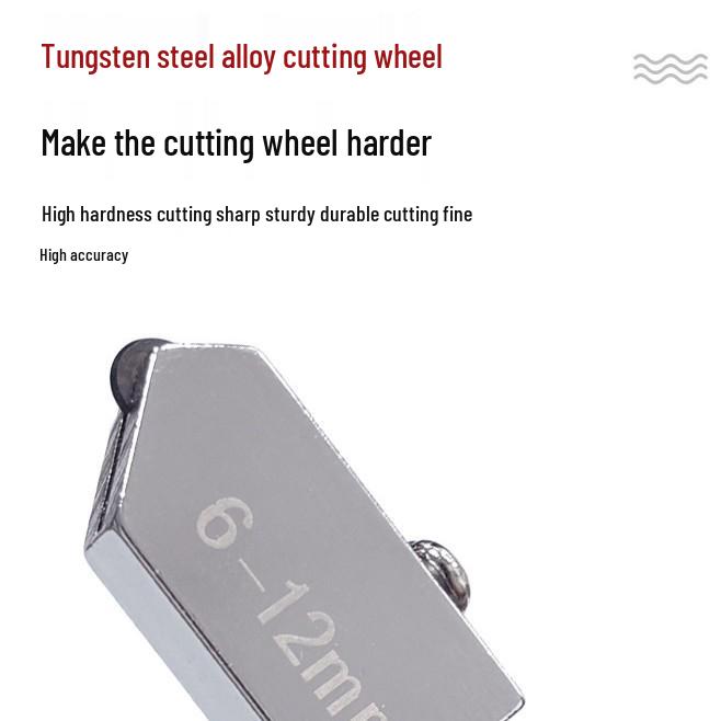 Aluminum Handle Dual-Use Tile and Glass Cutter with Alloy Cutting Head