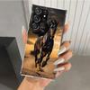 Animal Black Horse Phone Case for Samsung Galaxy S26 S24 S23 Ultra S25 Edge S22 S21 Plus S20 FE + Soft Print Shell Funda Galaxy