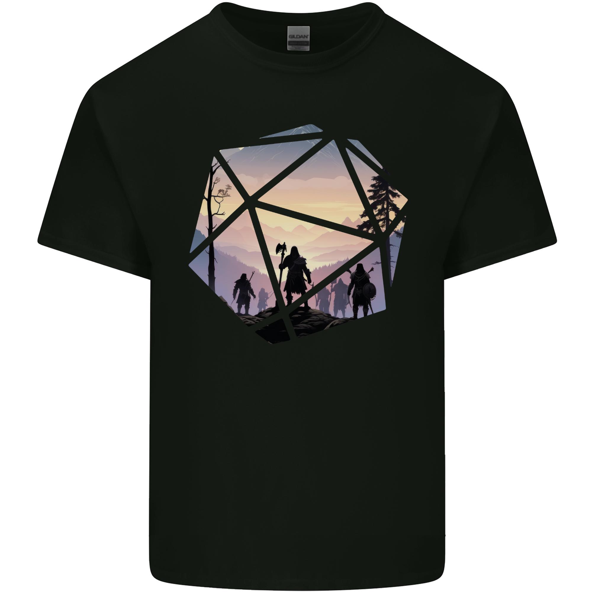 RPG Dice Role Play Games Unisexs Light Cotton TShirt S