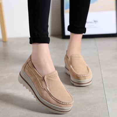 Spring Women Flats Shoes Woman Platform Slip On Flats Sneakers Women Suede Ladies Tenis Loafers Moccasins Casual Shoes