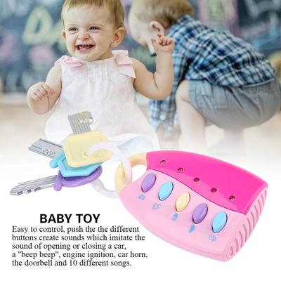 ZK40 Baby Toy Smart Key Remote Car Control Musical Pretend Play for Kids Education Toys