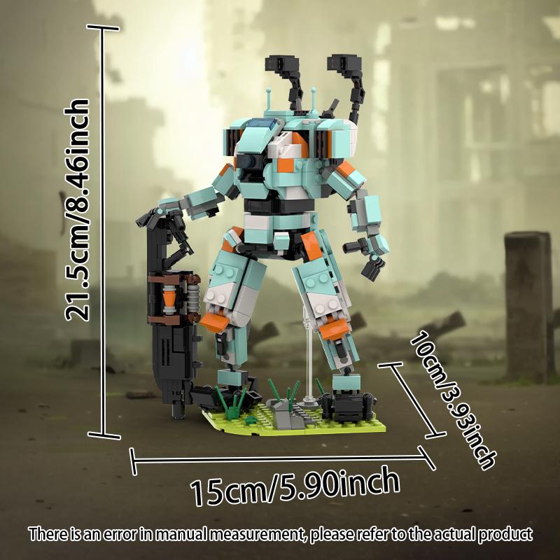 Popular Mecha Game Titanfall 2 BT7274 Titan Battle Robot Building Block Assemble ToyAdult Gift,Game Fan Collection of Figurines