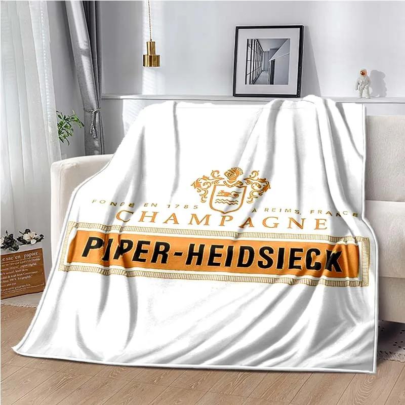 PIPER HEIDSIECK Coperta Champagne, Leggera Isolante Caldo per Divano Letto Ufficio Auto Ginocchia Coperte,Decke,couverture,stragulum