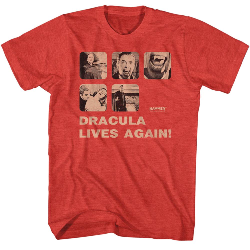 Hammer Horror Dracula Lives Again 5 Movie Clip Scenes Men T Shirt M