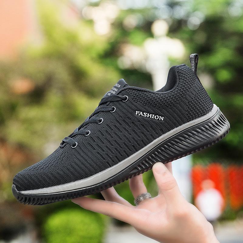 

2020 spring new hot-selling couple sports shoes mesh fly-woven fitness casual lightweight running shoes 47