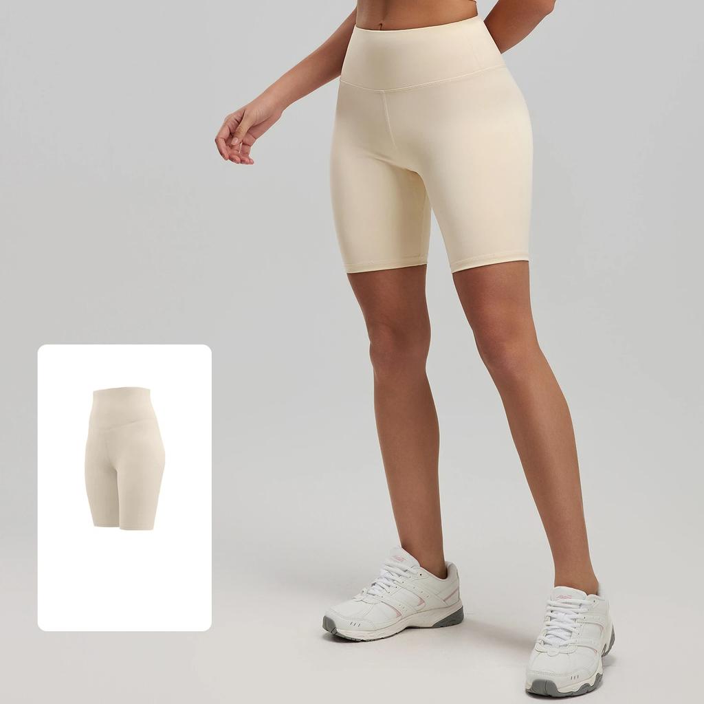 New Summer Fitness Yoga Shorts for Women Hip-raising High-waisted Elastic Leggings Sports Running Pants Female