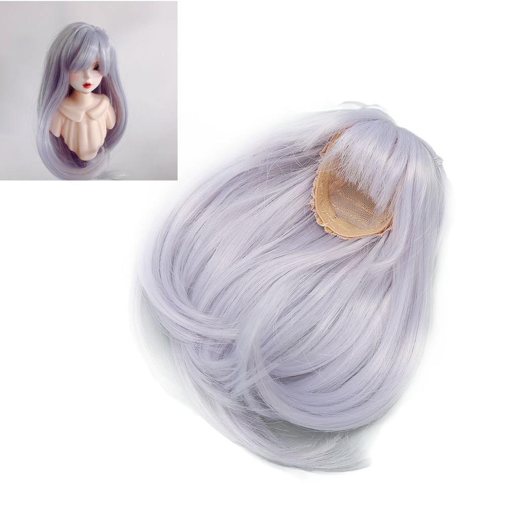 Jointed Doll Wig 1Celsius6   Straight Soft High Temperature Silk Hair Replacement Wigs