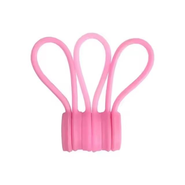 Reusable Magnetic Cable Ties, Cord Organizer, Silicone Magnetic Cord Ties for Bundling Stuff, Book Marker Fridge Magnets