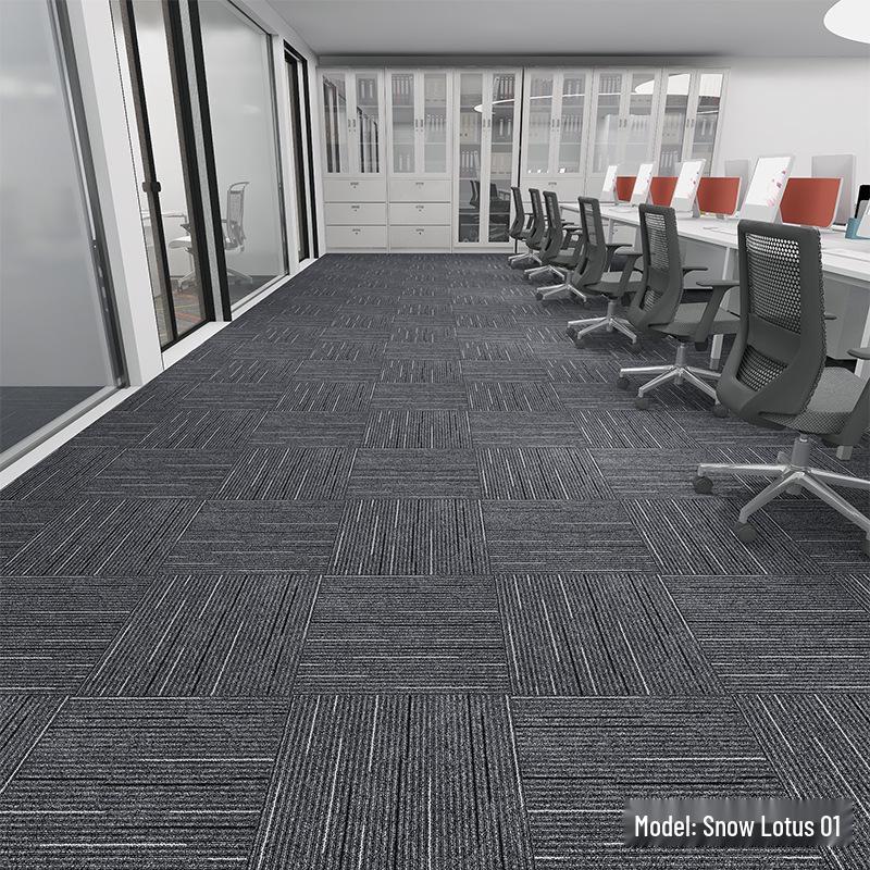 

Екологічна звукоізоляційна вогнестійка килимова плитка для офісу, спальні або вітальні Environmentally friendly PE bottom