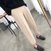 Autumn Winter Thicken Women Pencil Pants Wool Pants Female Harem Pants High Waist Loose Soft Plus Size Women Trousers Capris 6648