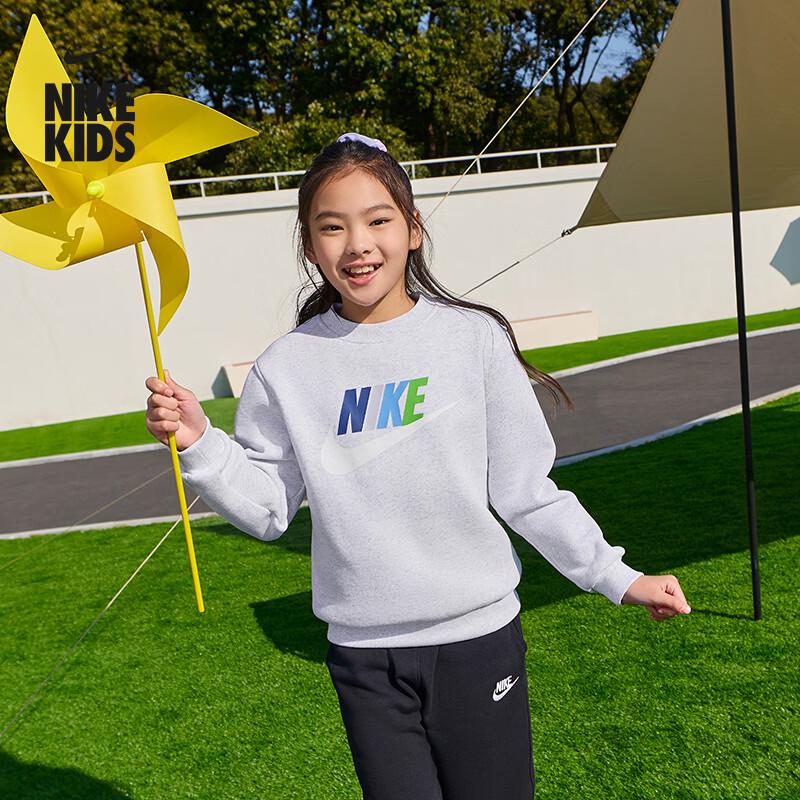 Nike Kids  Club Fleece Crewneck Sweatshirt FD2992 160 XL