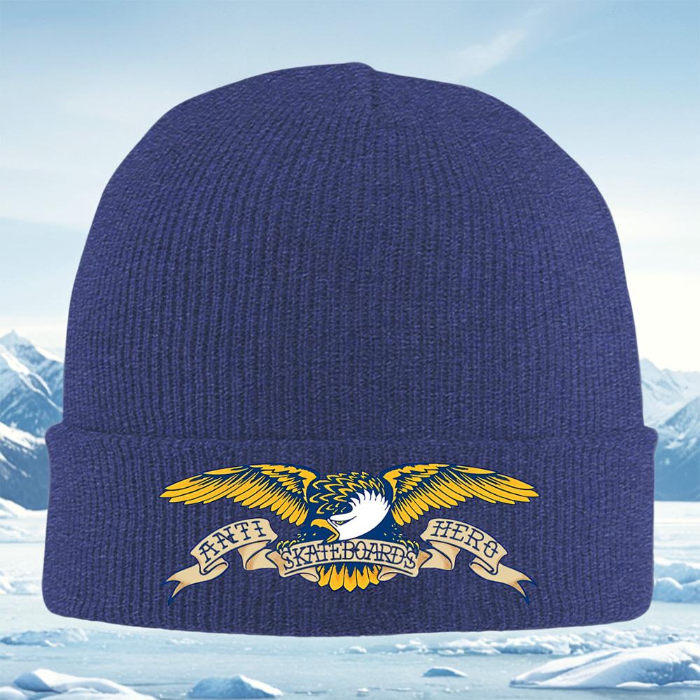 

Eagle wings skateboarding brand emblem Men Women Unisex Knitted Hat Beanie Pullover Cap Winter Thermal Warm Christmas Outdoor Cy