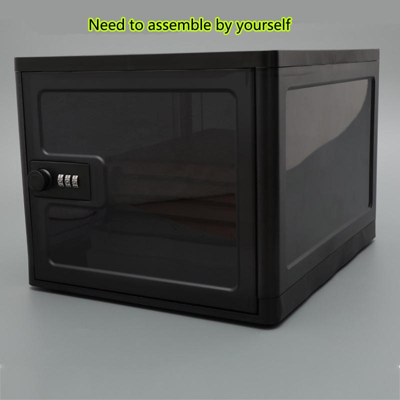 1pc Password Prison Lock Box For Medicines,Food,Electronic Devices storage,Transparent Convenient Container Security Lockbox.