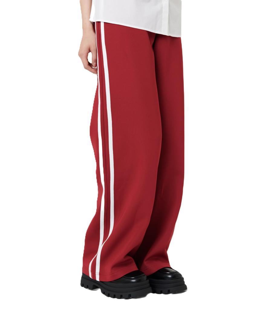 WEGO School Line Track Tracksuit for Students and High School Size Wine Women's Pants, Pants, Jersey, Students, F,