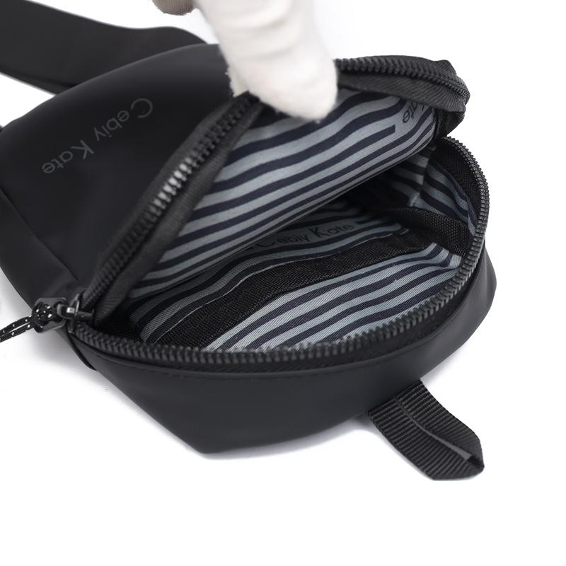 Men's Chest Bag Crossbody Bag Sports Waist Bag Water-repellent Shoulder Bag