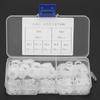 350pcs White Nylon Plastic Washer Flat Gasket Ring Kit M2 M2.5 M3 M4 M5 M6 M8
