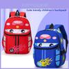 Cartoon Car Kids Backpack With Breathable Nylon For Preschool Boys And Girls
