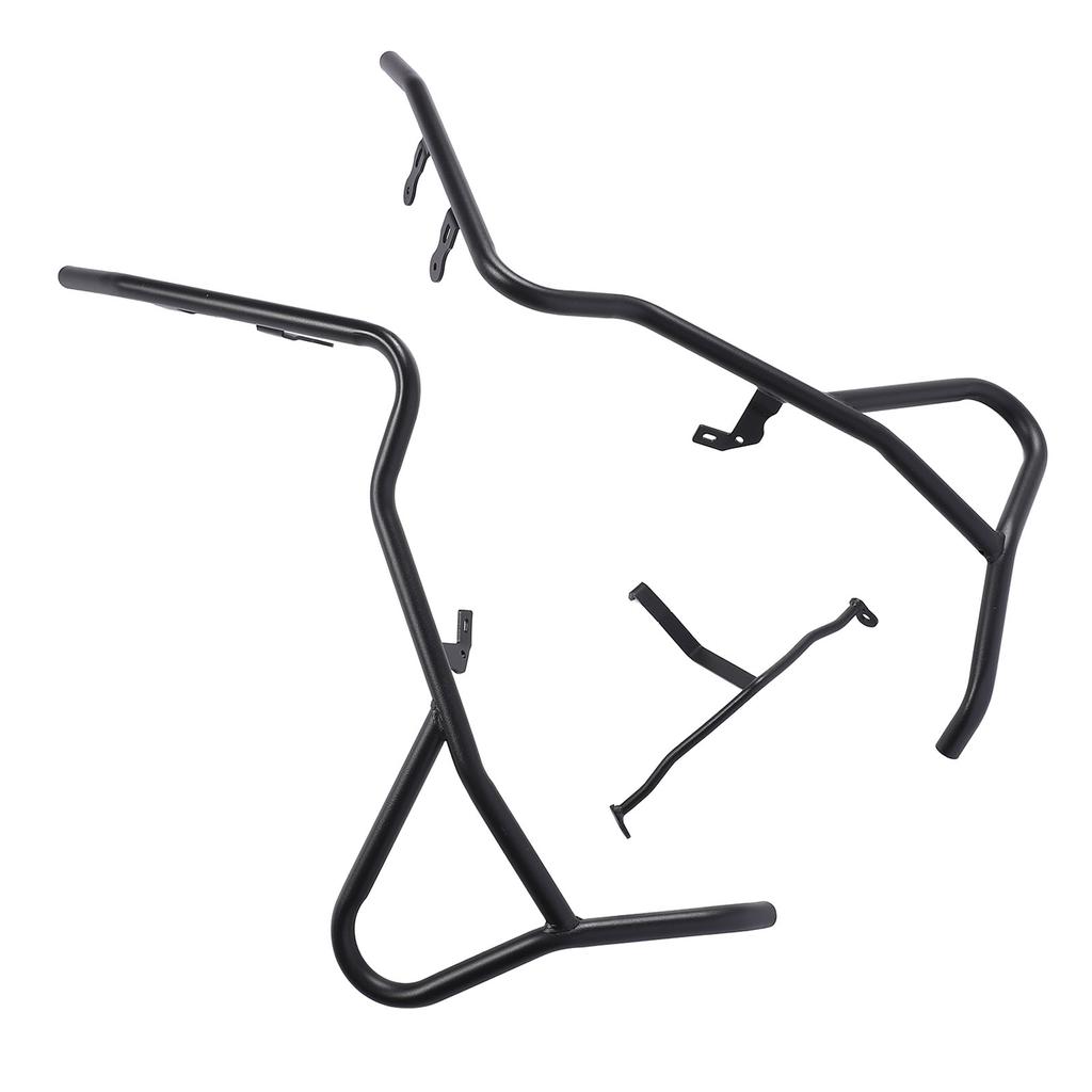 Motorcycle Highway Engine Guard Crash Bar 24mm Black Stainless Steel Bumper Protector Crash Bar for