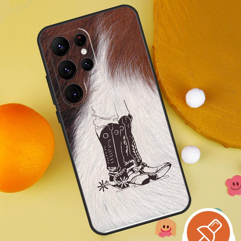 Western Cowgirl Cowboy Phone Case For Samsung Galaxy S25 Ultra S23 S22 S21 Ultra S9 S10 S20 Plus S24 FE Funda Cover