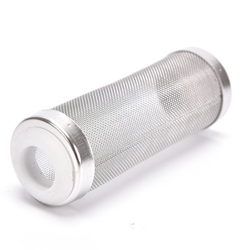 Slitesterkt rustfritt stål filternett Akvariefilterbeskyttelse Fisk Reker 12mm 16mm
