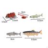 Educational Salmon Life Cycle Toy Set with Realistic Farm Animals