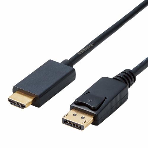 

ELECOM Кабель-переходник HDMI DisplayPort 2,0 м черный CAC-DPHDMI20BK