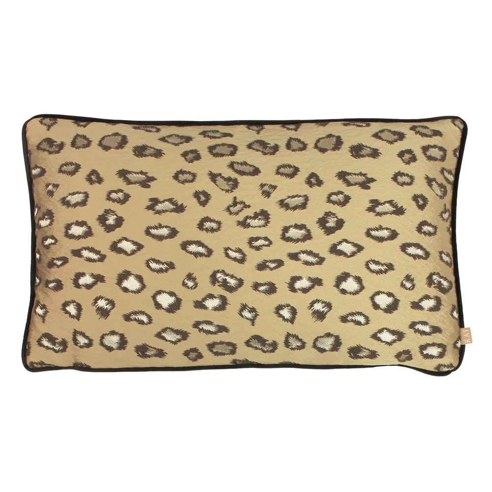 Kai Faline Jacquard Leopard Print Cushion Cover